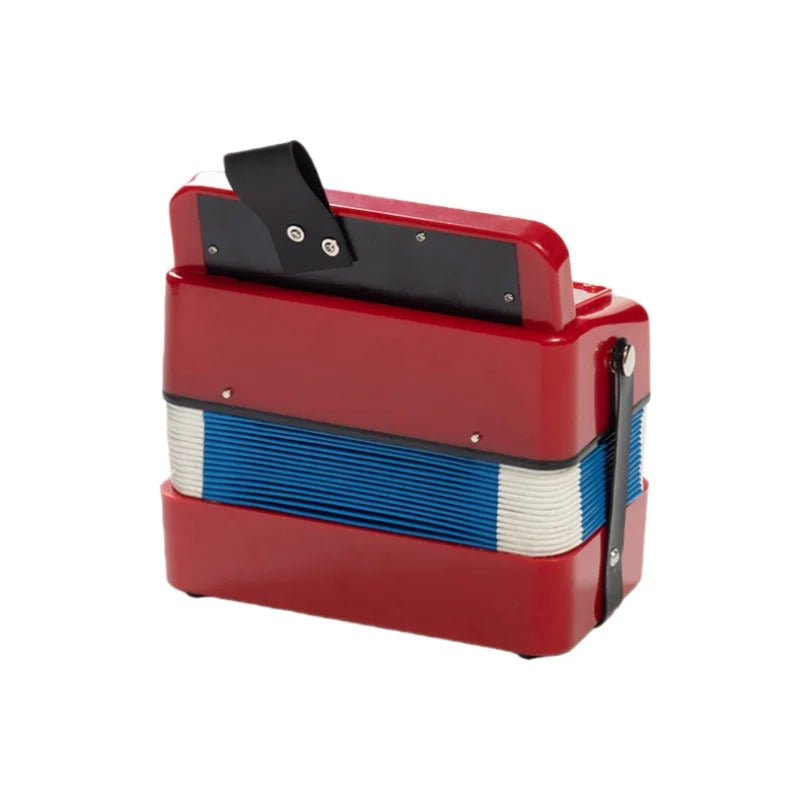 Mini Accordion,10-Key Control Button Accordion,Portable &Lightweight Accordion Instruments for Children Adults Beginners Quake
