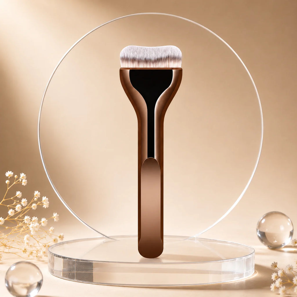 5/6/10 Professional Makeup Brush Set with Powder Puff, Dual-Ended Foundation Brush, Blush, Contour, Eyeshadow Quake