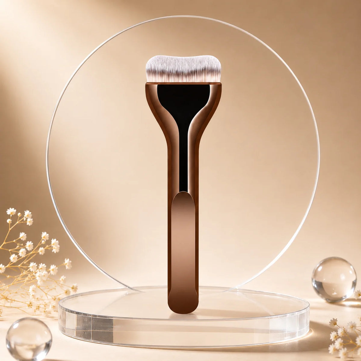 5/6/10 Professional Makeup Brush Set with Powder Puff, Dual-Ended Foundation Brush, Blush, Contour, Eyeshadow Quake