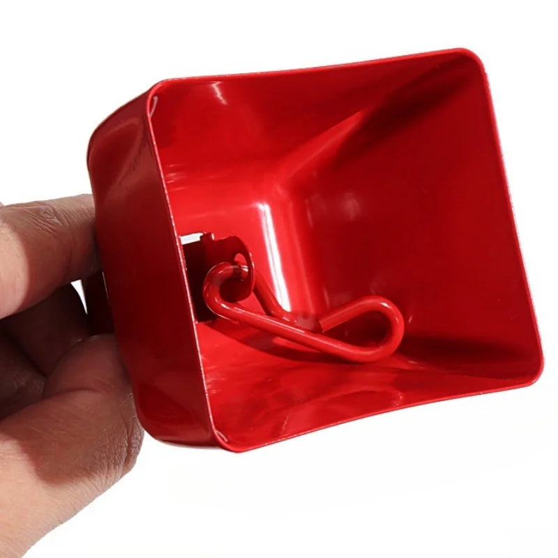 3-Inch Metal Cowbells with Handle, Hand Percussion Cowbell Noise Makers for Sporting Events, Football Games, Celebration Quake