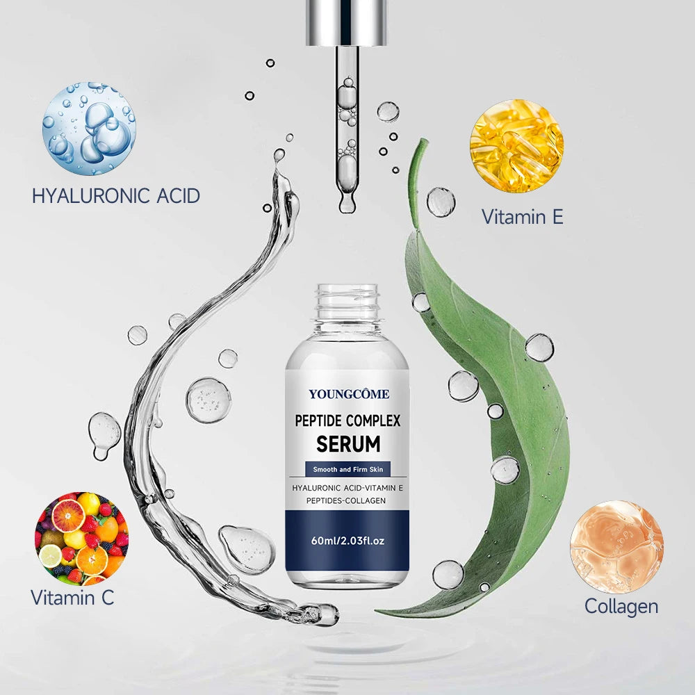 PEPTIDE COMPLEX SERUM for Face for Brightening Skin,Dark Spot Corrector Sensitive Skin Cell Regenerating Lifting Skincare40/60ml Quake
