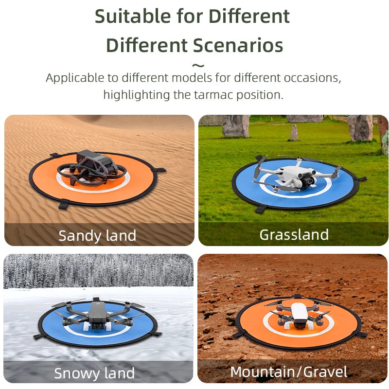 Drone Landing Pads Foldable Universal Drone Mat Quadcopters Accessories for DJI Mavic 3 MINI4PRO/Avata2/ DJI Air 3S/NEO Quake