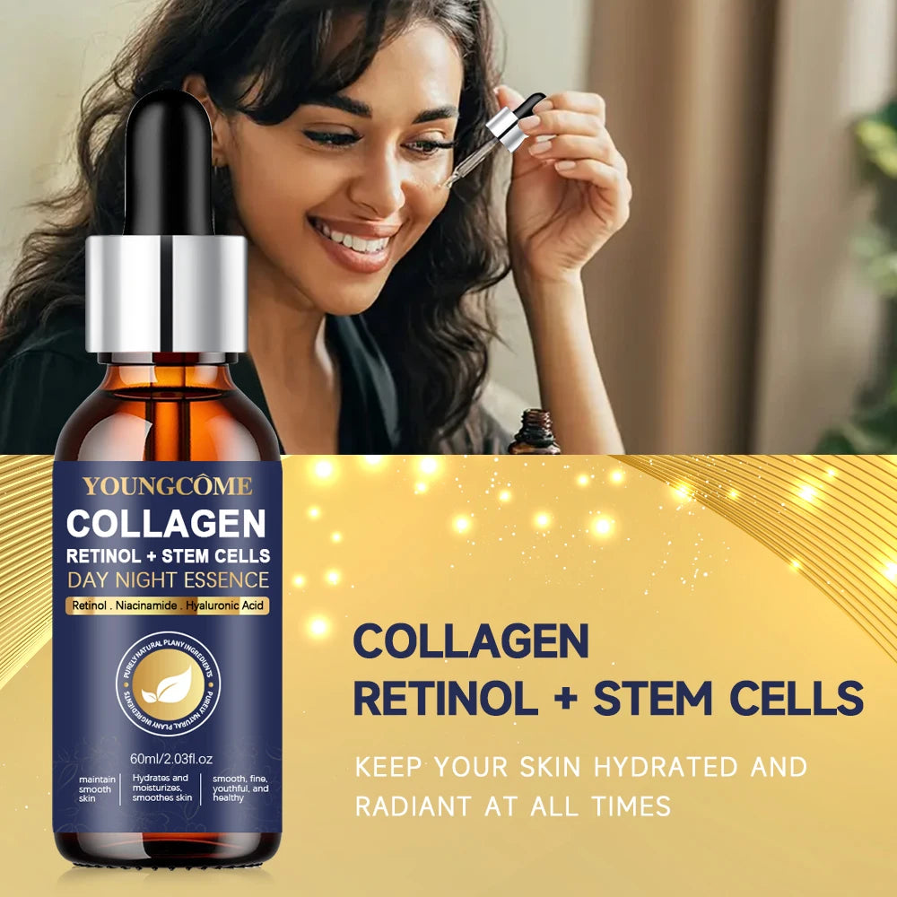 Retinol Facial moisturizing essence rich in collagen firming skin Reduces Wrinkles & Fine Lines Anti-Aging Face Skin Care 2025 Quake