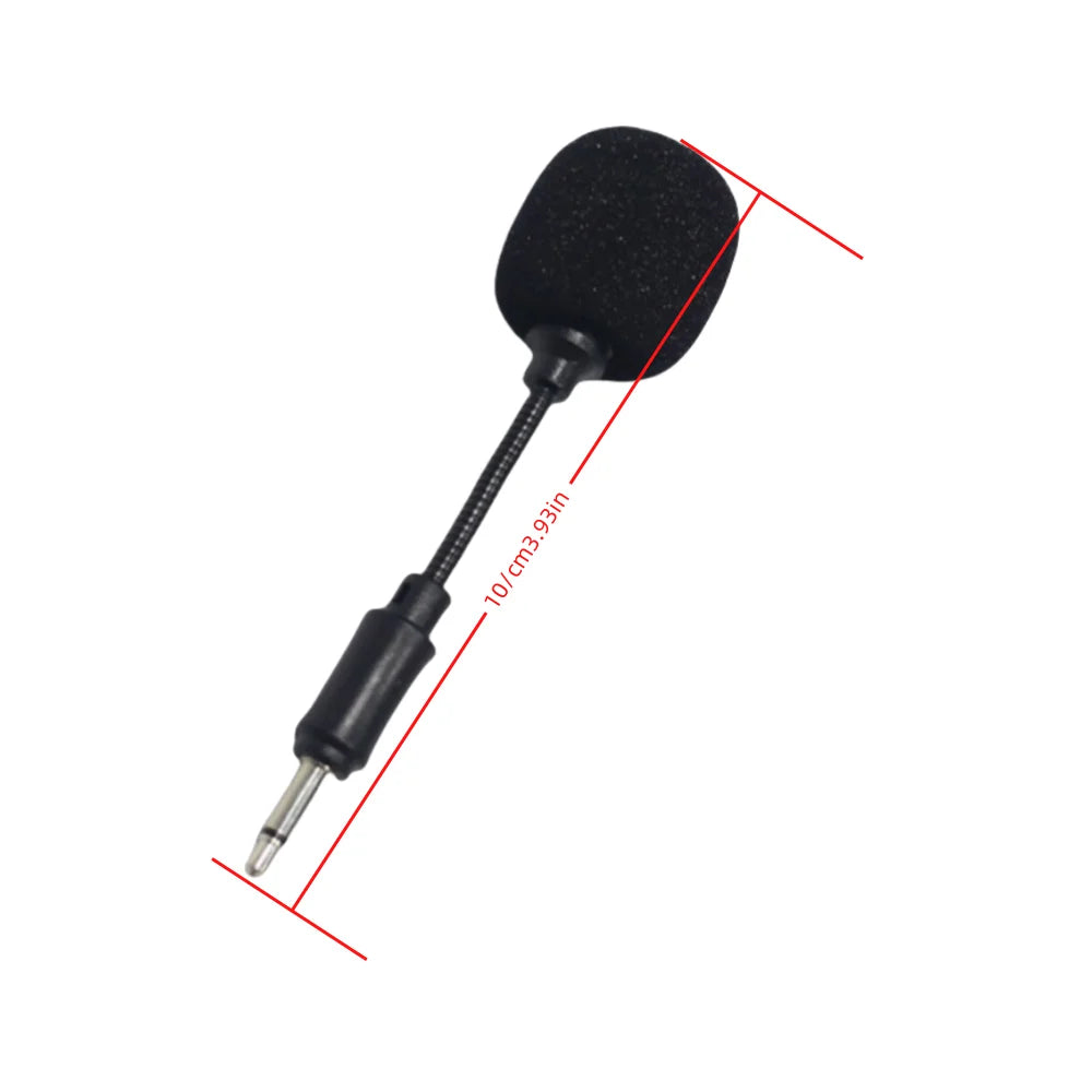 Mini 3.5mm Jack Flexible Capacitance Microphone 2/3/4 Pole Portable for Loudspeaker Sound Card PC Computer Laptop Mobile Phone Quake