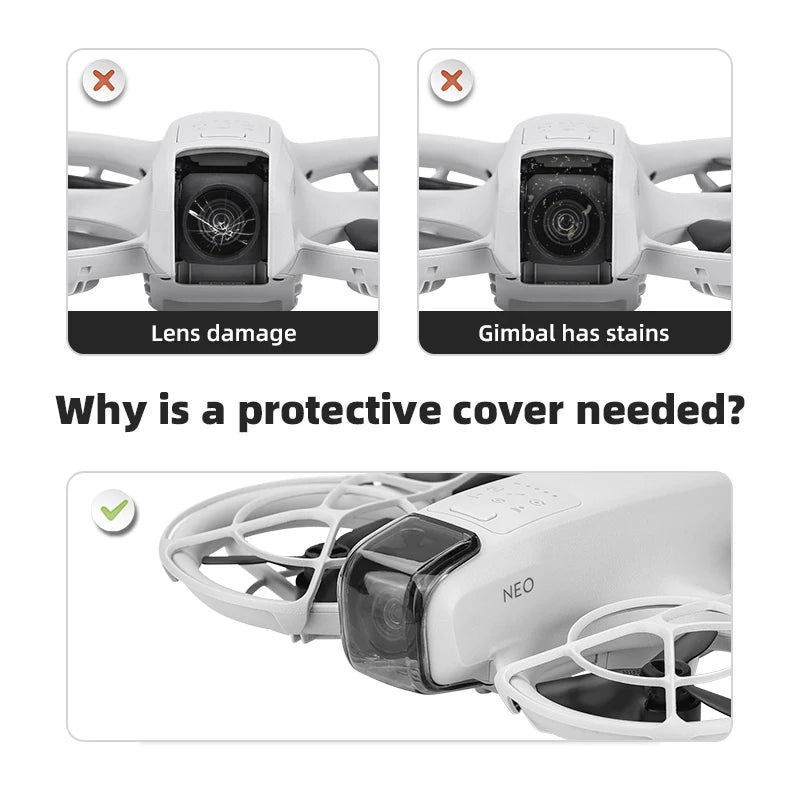 Lens Cap For DJI Neo Lens Cover,Handheld Drone Gimbal Camera Protector Cover,Dustproof Protective Shield Cover Accessories Quake
