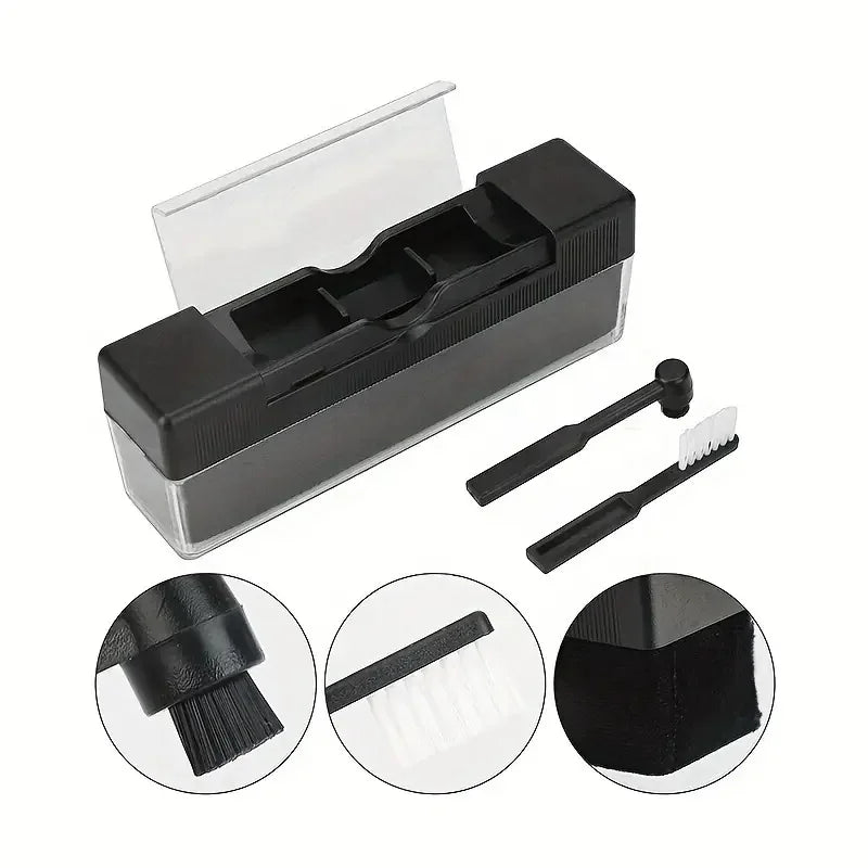 1Set Vinyl Records Cleaner Kit Anti Static Cleaning Brush Dust-Remover for LP Phonograph Record Turntables Cleaning Kits Quake