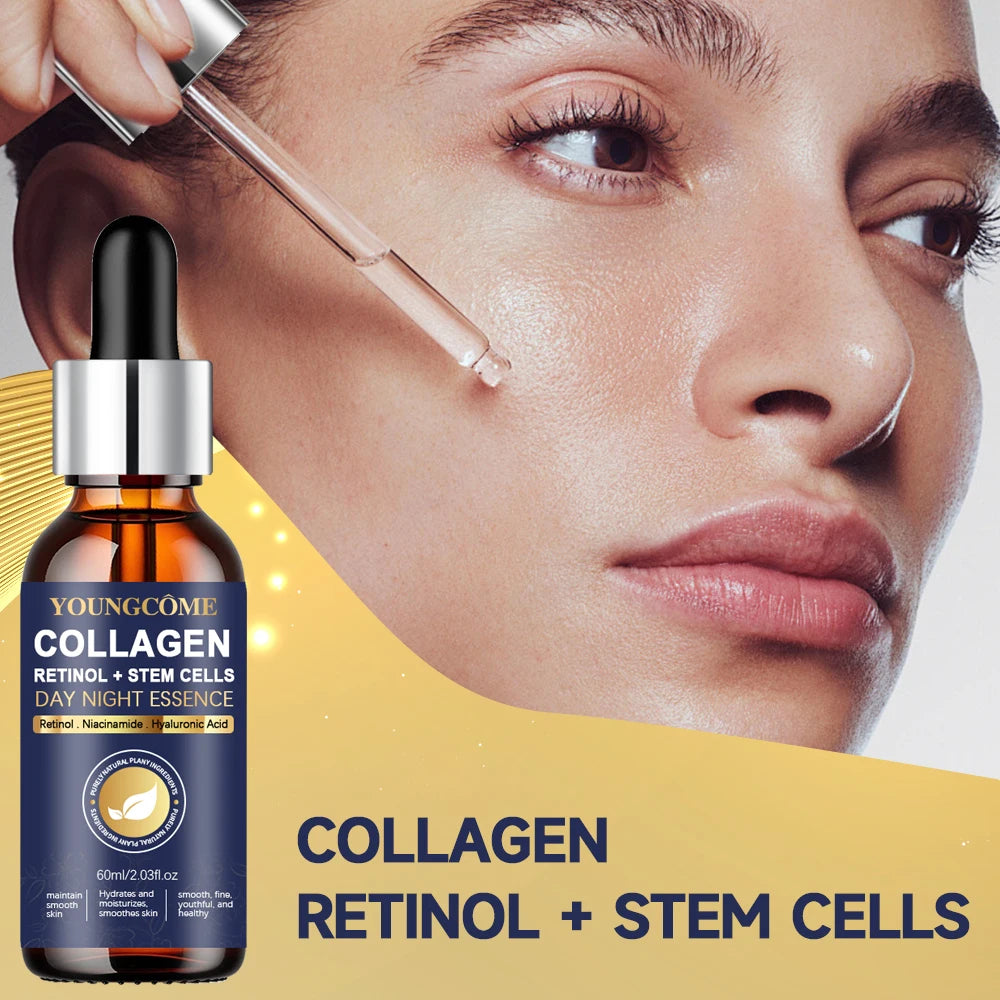 Retinol Facial moisturizing essence rich in collagen firming skin Reduces Wrinkles & Fine Lines Anti-Aging Face Skin Care 2025 Quake