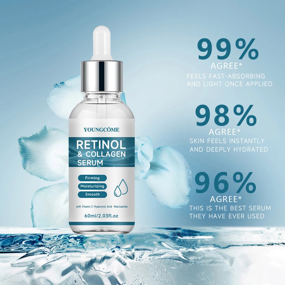 Retinol Serum Anti Wrinkle Face Firm Lifting Anti-Aging & Wrinkle Pore Shrink Moisturizing Collagen Facial Serum Skin Care Quake