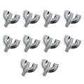 10PCS Bass Drum Claw Hook Metal Drum Hook Drum Lug Claw Hook for Bass Drum Percussion Instrument Replacement Quake 10pcs