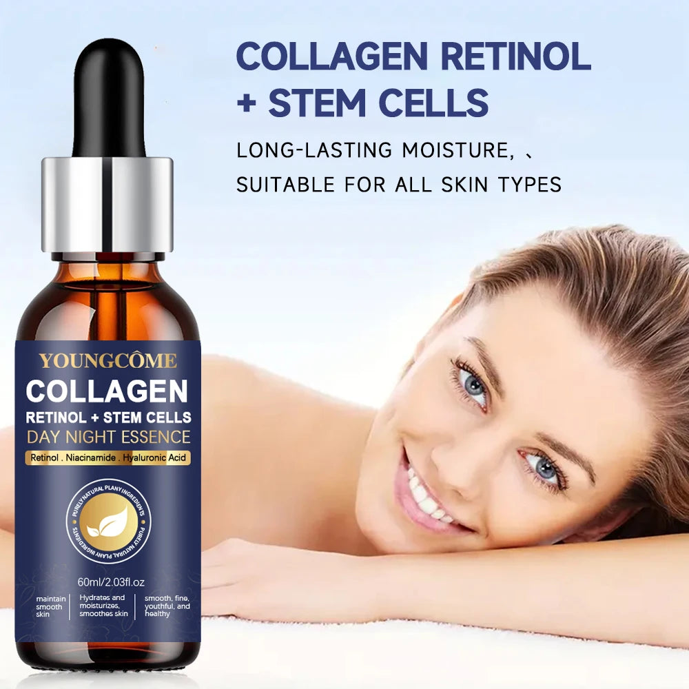 Retinol Facial moisturizing essence rich in collagen firming skin Reduces Wrinkles & Fine Lines Anti-Aging Face Skin Care 2025 Quake