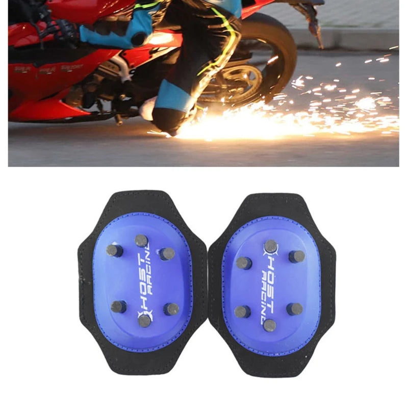 Bending Artifact Grinding Bag 2Pcs Motorcycle Knee Pads Protector Slider Spark Maker Comfortable Knees Protector Quake BL-12