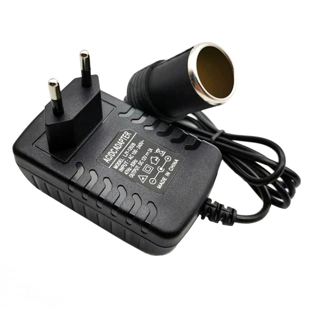 Household 110-220V AC to 12V DC Car Cigarettes Lighter Adapter Socket Converter Car Accessories Quake