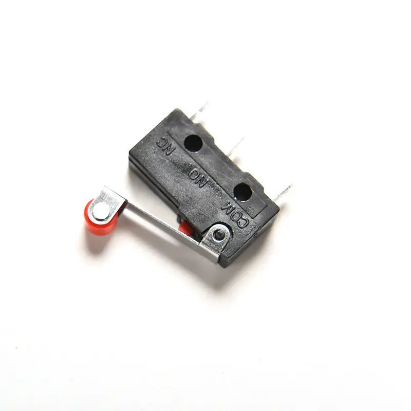 10pcs Roller Lever Arm PCB Terminals Micro Limit Normal Open/Close Switch KW12-3 Quake