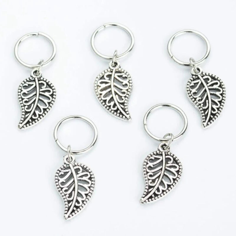 5pcs/Pack Different 4Styles Charms Hair Braid Dread Dreadlock Beads Clips Cuffs Rings Jewelry Dreadlock Clasps Accessories Quake 3