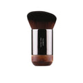 MUF112 Wavy Angled Foundation Cream Brushes Metal Wood Soft Buffing Foundation Powder Makeup Brush Quake Default Title