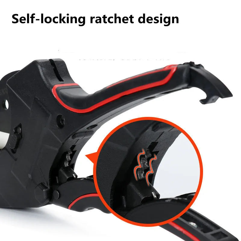 PPR Water Pipe Scissors PVC Pipe Cutter Blade Labor-saving Ratchet Pipe Cutter Line Pipe Cutter Cutting Replaceable Blade Quake