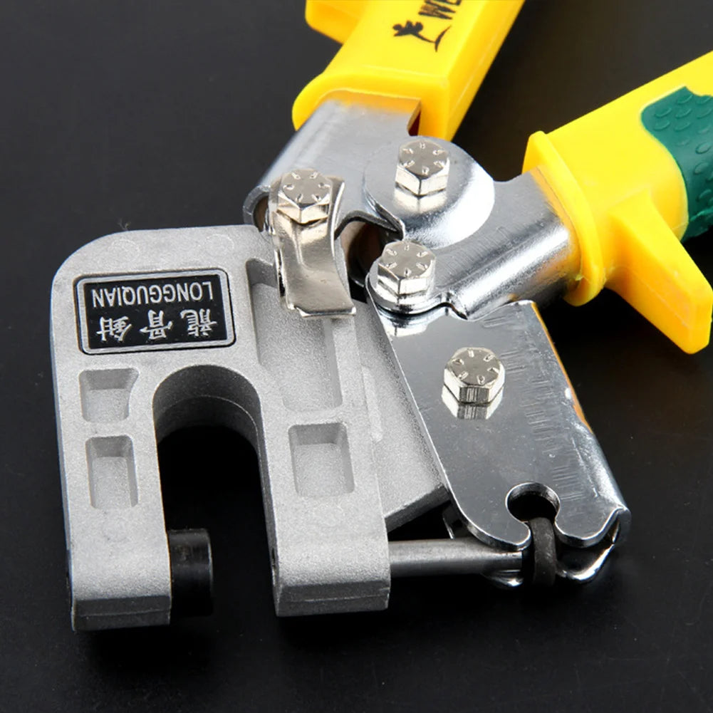 Metal Plaster Board Stud Crimpers Partition Lock Punch Pliers Installation Fastening Ceiling Joiner TPR Handle Non-Slip Drywall Quake