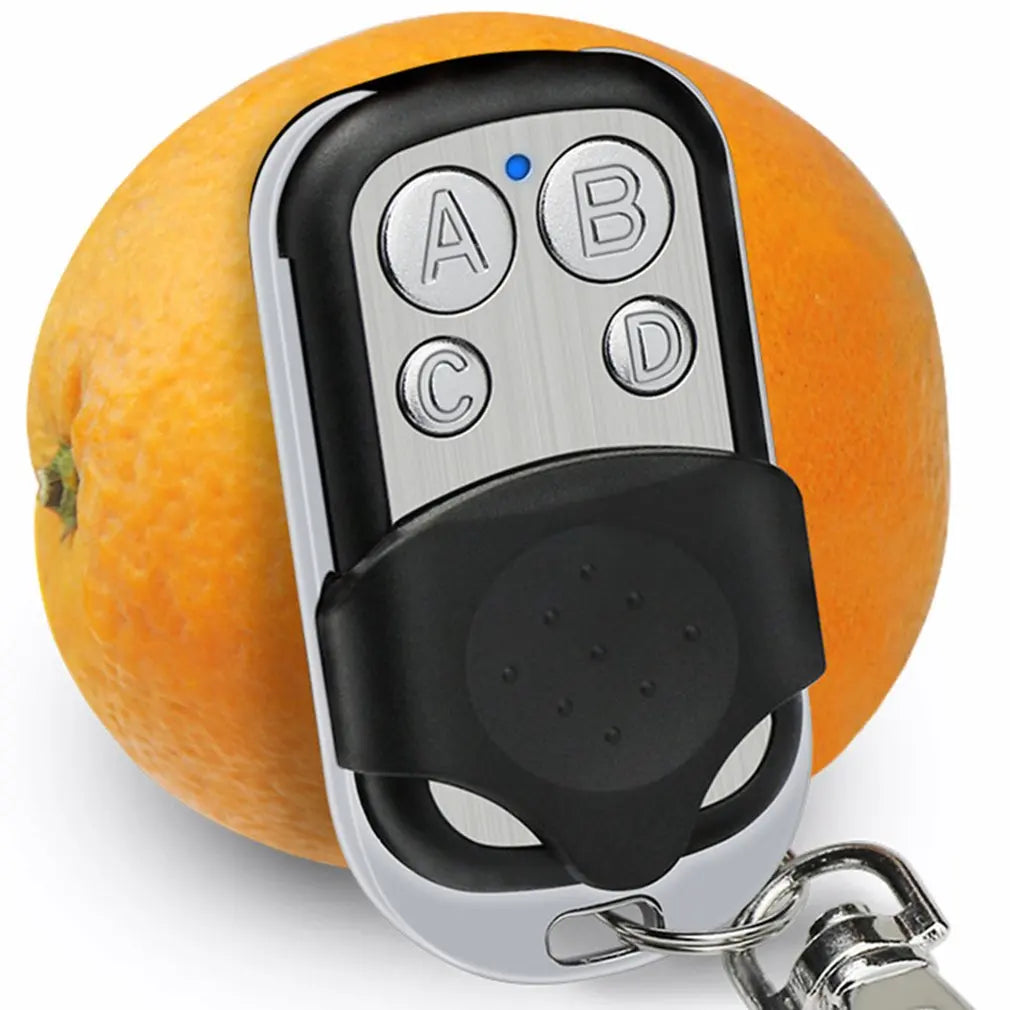 Universal 4 Buttons Garage Door Opener Remote Control 433MHZ Clone Fixed Learning Rolling Code Duplicator Garage Remote Control Quake