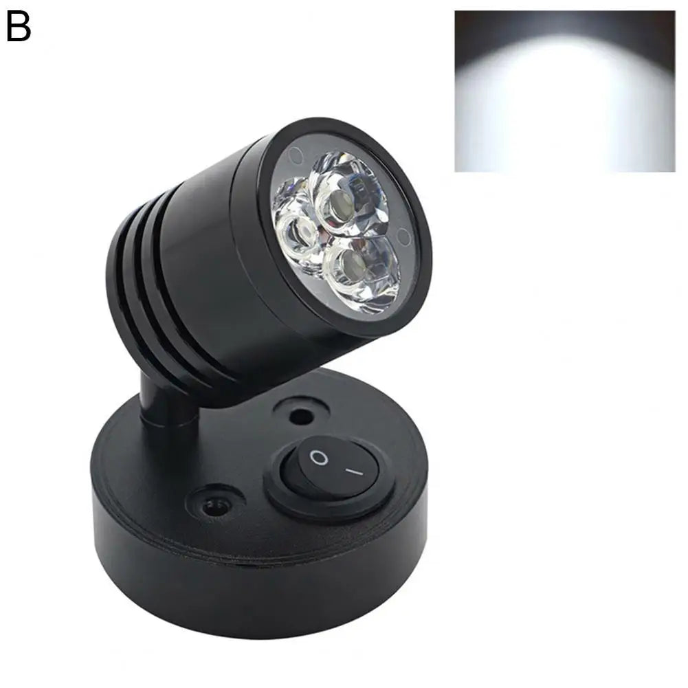 Practical Wall Spotlight Convenient White Light Interior Spot Light Battery Operated Wireless Spotlight Quake B