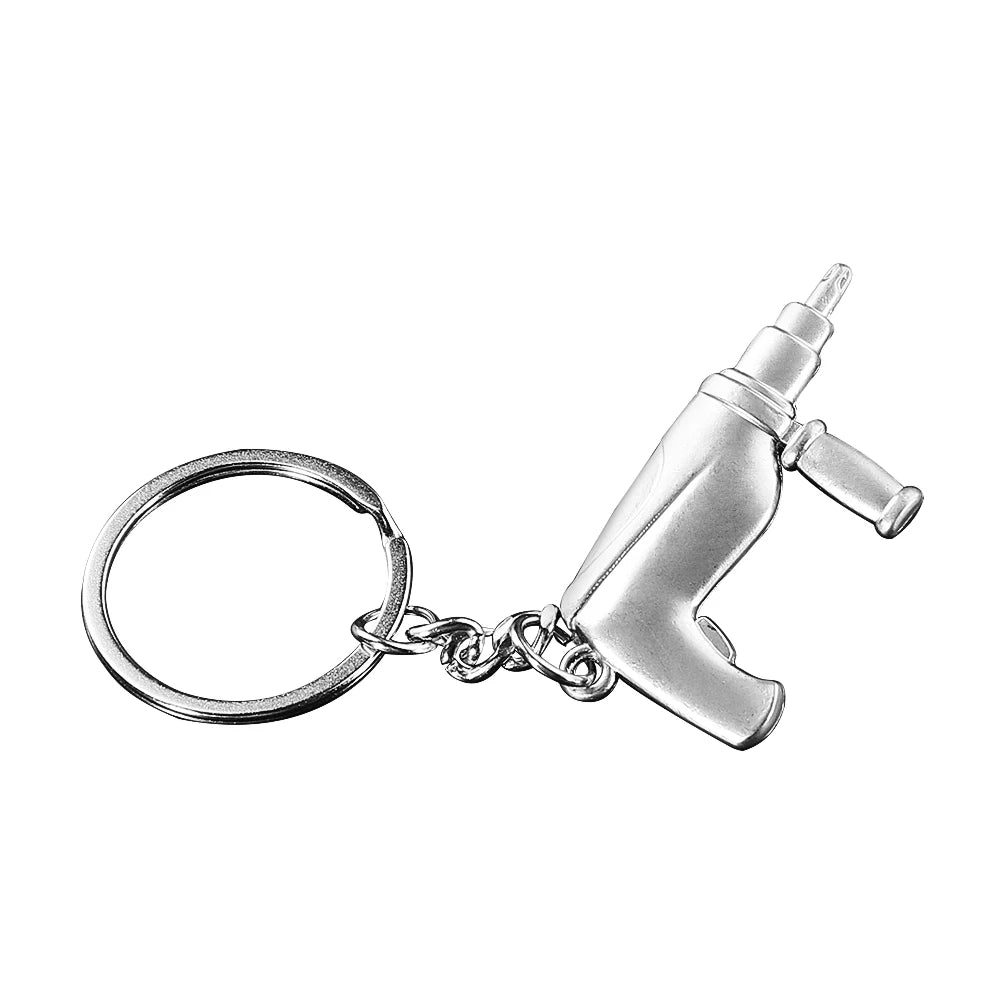 Car Key Rings Creative Tool Style Wrench Spanner Key Chain Car Bag Keyring Metal Keychain Gift Quake Style 11