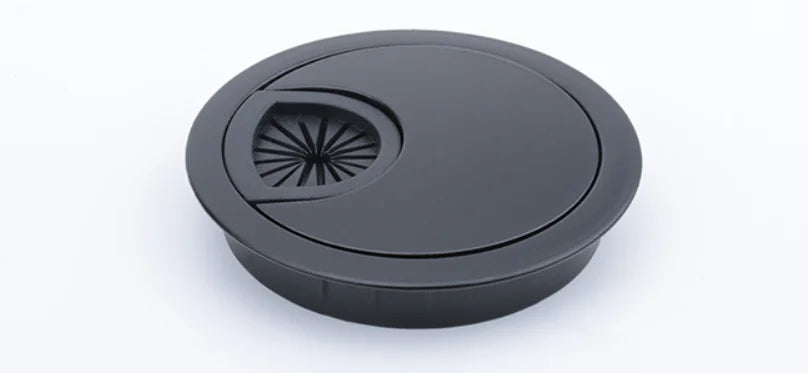 Zinc Alloy Round Table Wire Hole Covers Outlet Port Computer PC Desk Cable Grommet Line Holder 50mm/53mm/60mm/80mm Quake