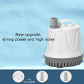 Fish Tank Bottom Suction Pump Bottom Inletpump Submersible Pump Mute Circulating Pump Pump Aquarium Suction Filter Quake new 7w 8.5mm 1m pipe