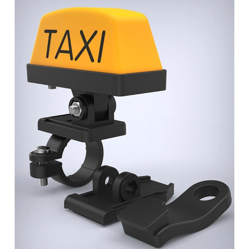 Motorcycle Decoration Modified Light Adjustable Handle Helmet Light USB Rechargable Warning Taxi Box Sign LED Lamp Indicator Quake