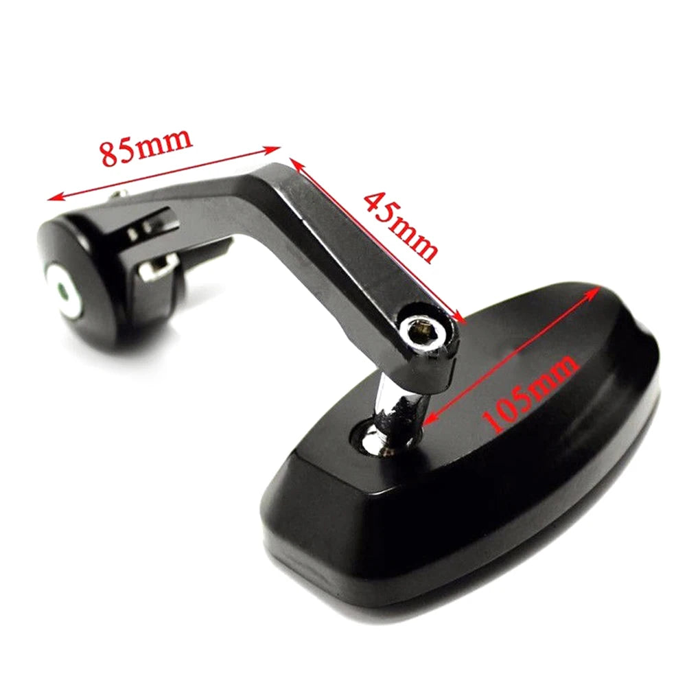 1 Pair Universal Motorcycle Handle Bar End Rearview Side Mirrors Replacement Motorcycle Mirror Quake