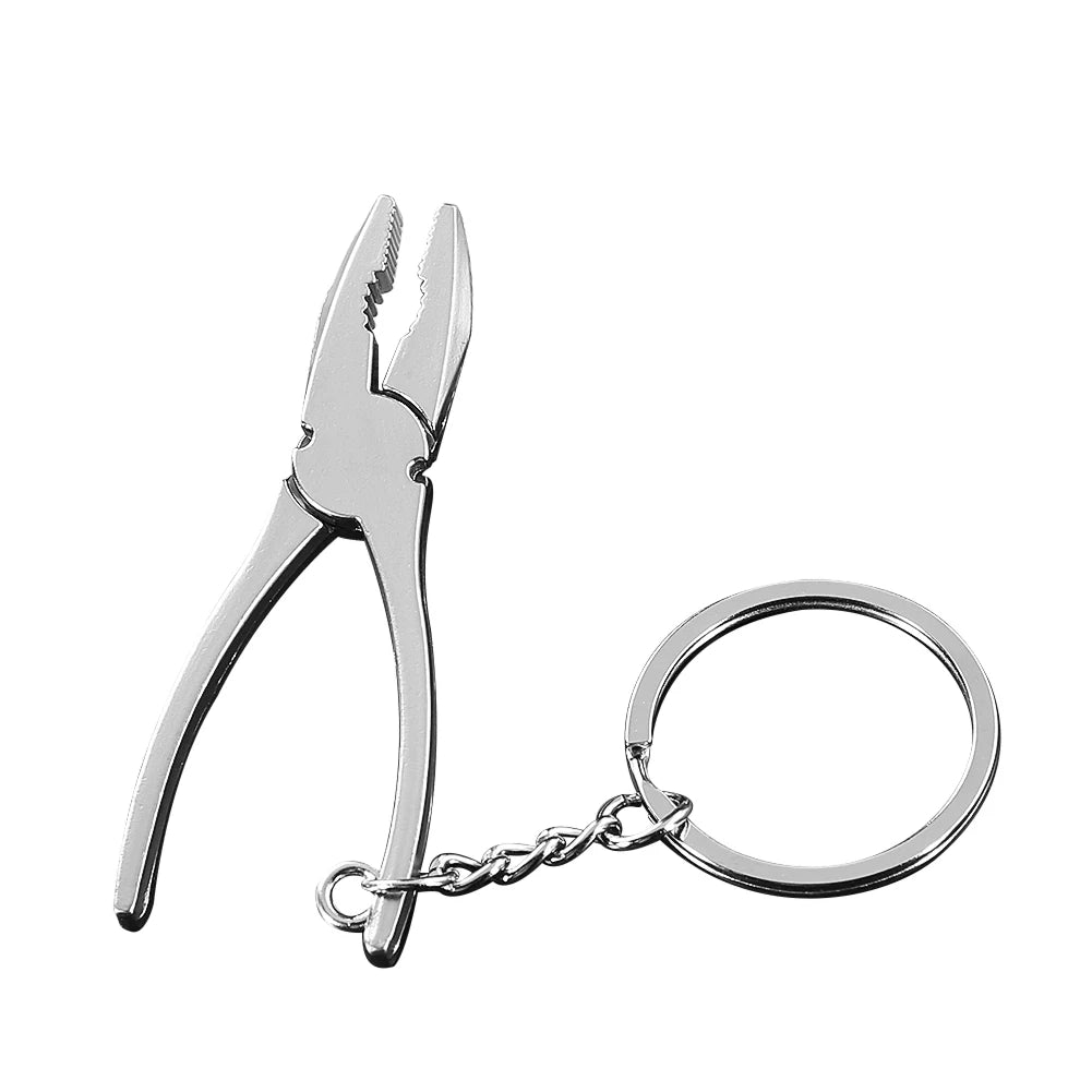 Car Key Rings Creative Tool Style Wrench Spanner Key Chain Car Bag Keyring Metal Keychain Gift Quake Style 3