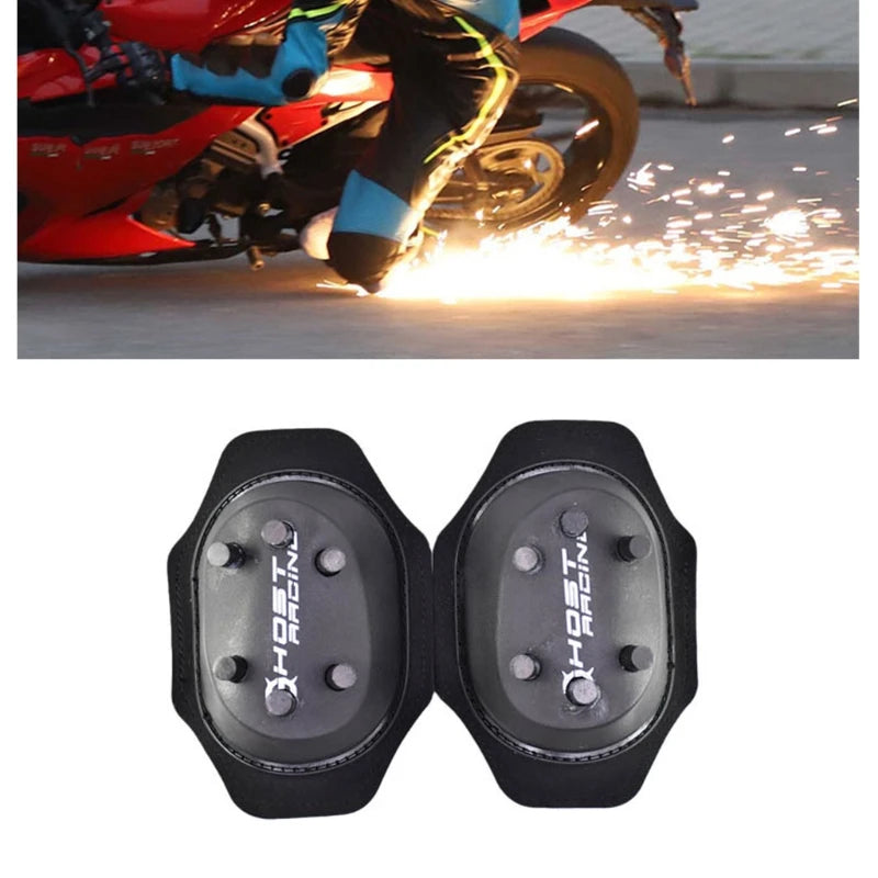 Bending Artifact Grinding Bag 2Pcs Motorcycle Knee Pads Protector Slider Spark Maker Comfortable Knees Protector Quake BK-12