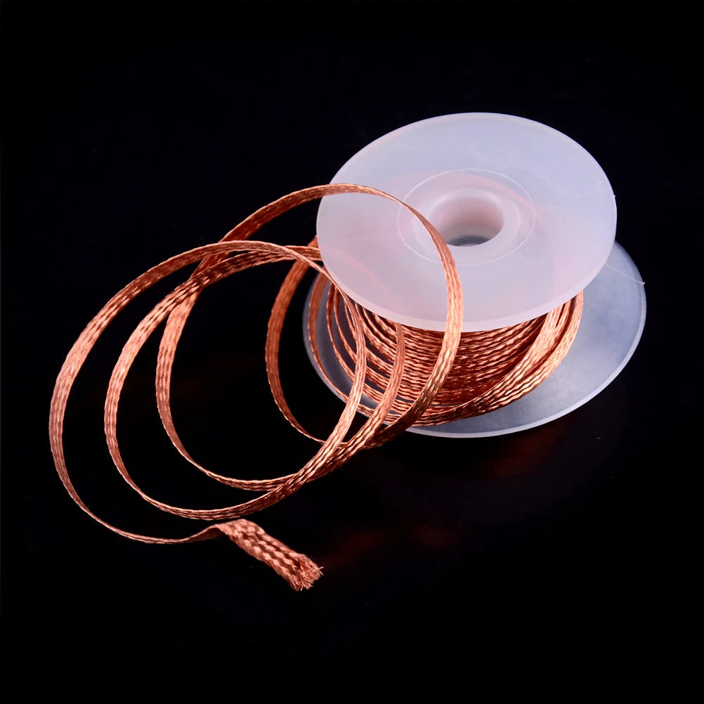 1PC 1.0/1.5/2.0/2.5/3.0/3.5/4.0mm 1.5M 3M Welding Wires Desoldering Braid Solder Remover Wick Wire Repair Tool Quake