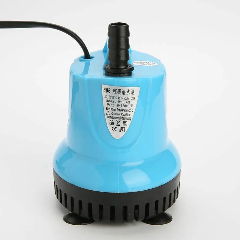 Fish Tank Bottom Suction Pump Bottom Inletpump Submersible Pump Mute Circulating Pump Pump Aquarium Suction Filter Quake