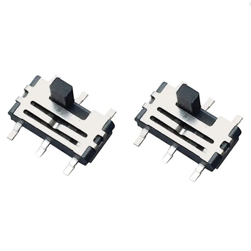 10pcs 6 Pin 6pins Mini Slide Switch 2Position Micro Slide Toggle Switch Limit Switch Quake Default Title