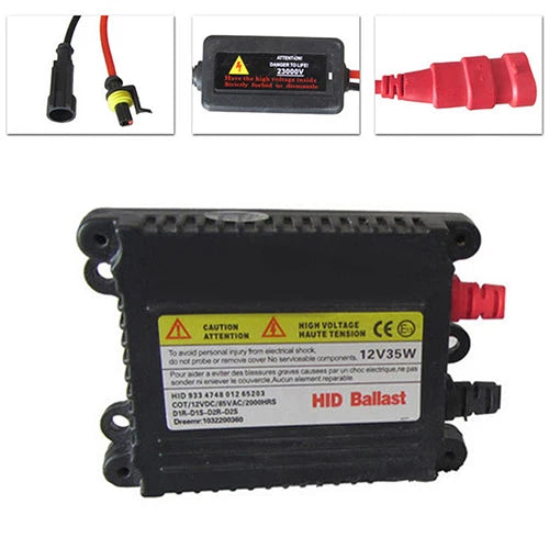 New Slim 35W HID Xenon Ballast Conversion Replacement H1 H3 H3C H7 H11 H13 Quake