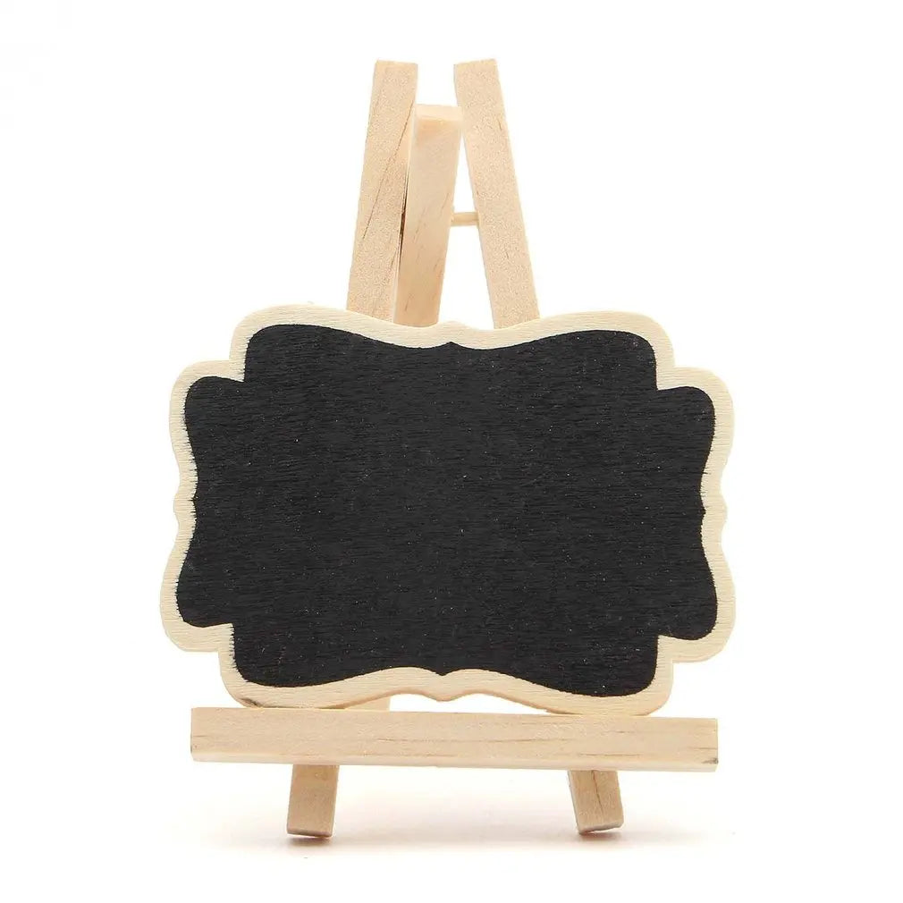 Wooden Blackboard Universal Message Board 10 PCS/Set Mini Chalkboard Portable Wedding Party Decor Decorative Parts Quake