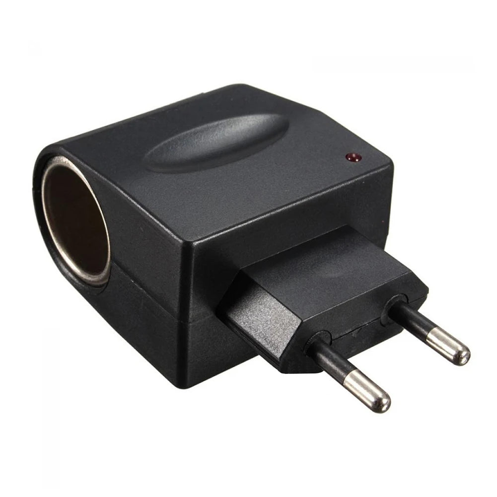 EU/US Plug AC to 12V DC Car Cigarettes Lighter Charger Socket Converter AC to DC Adapter Home Car Accessories Quake