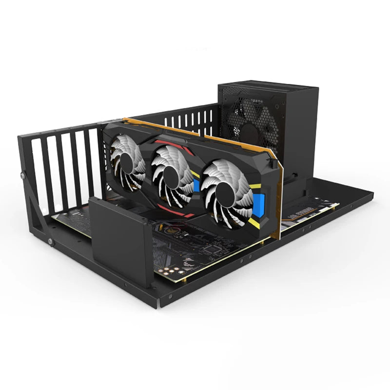 Mining Frame Open Chassis Frame Thickened Motherboard Bracket Fixing Frame Mining Rig Case Frame Computer Cases Towers Cases Quake