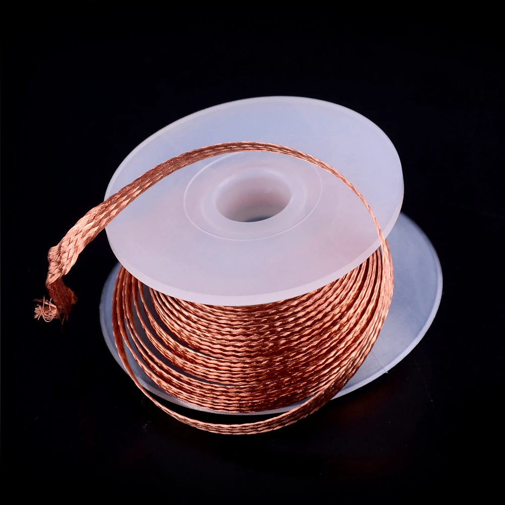 1PC 1.0/1.5/2.0/2.5/3.0/3.5/4.0mm 1.5M 3M Welding Wires Desoldering Braid Solder Remover Wick Wire Repair Tool Quake