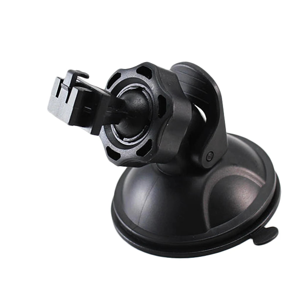 360 Degree Sucker Mini Car Rearview Mirror Driving Recorder Holder Mount Bracket DVR Holder Quake black