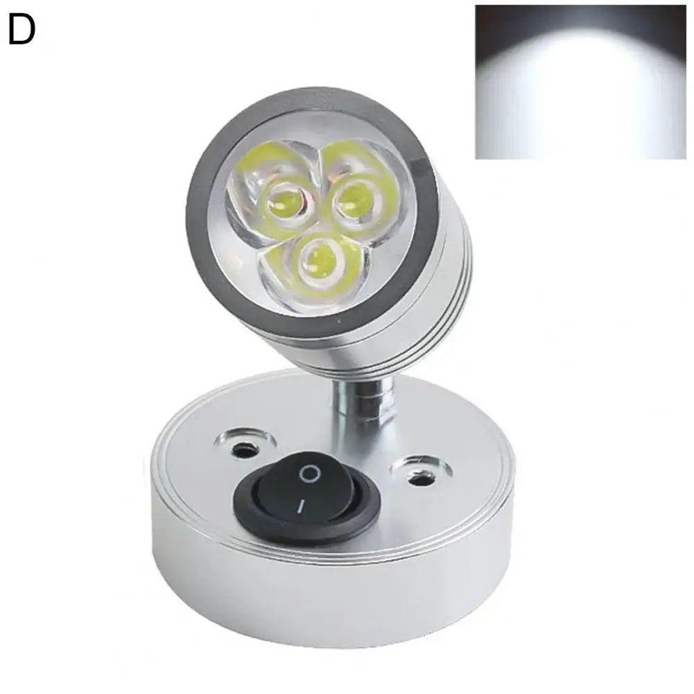 Practical Wall Spotlight Convenient White Light Interior Spot Light Battery Operated Wireless Spotlight Quake D
