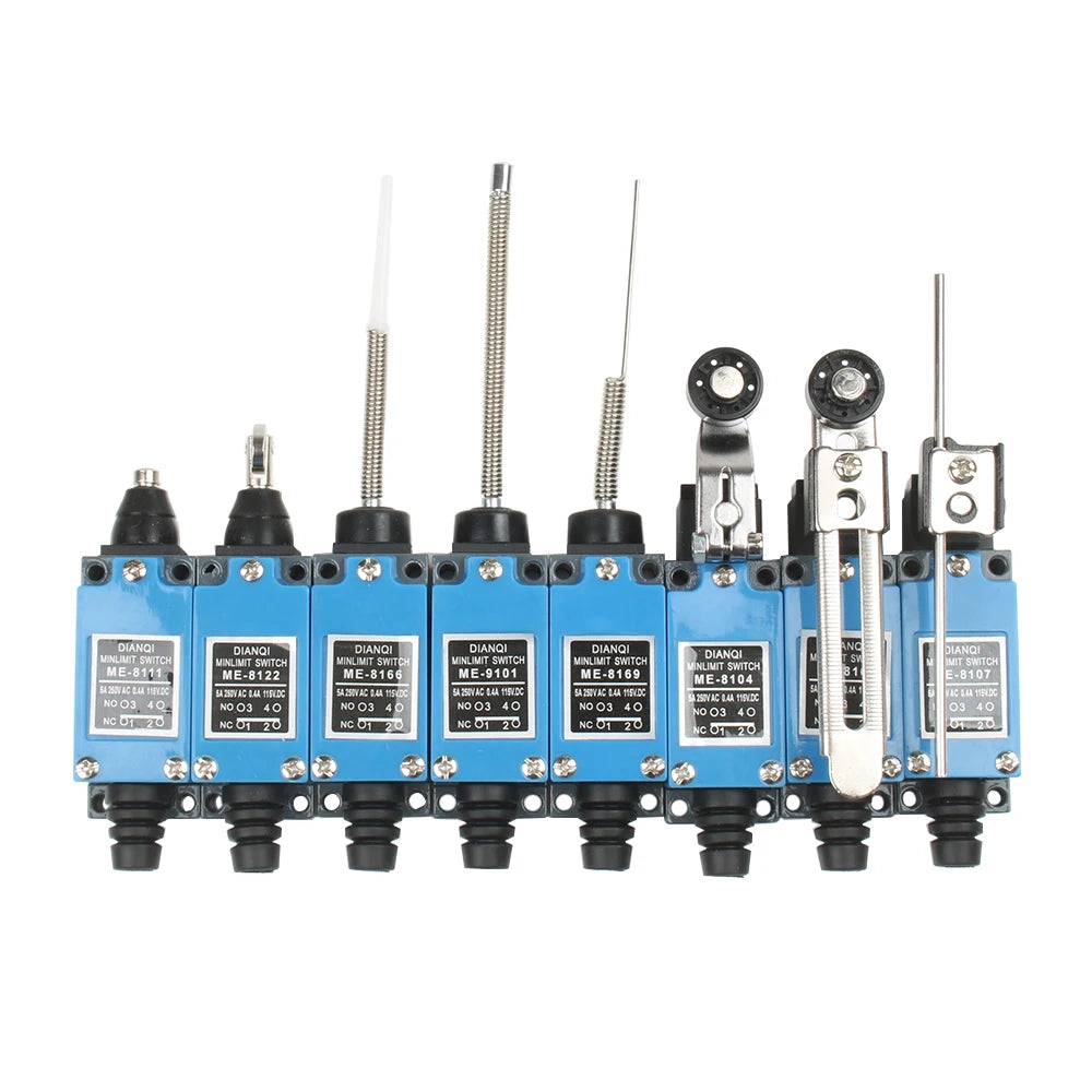ME limit switches ME-8108 8104 8107 8169 8166 8111 9101 limit switch Rotary Adjustable Roller Lever Arm Mini Limit Switch Quake