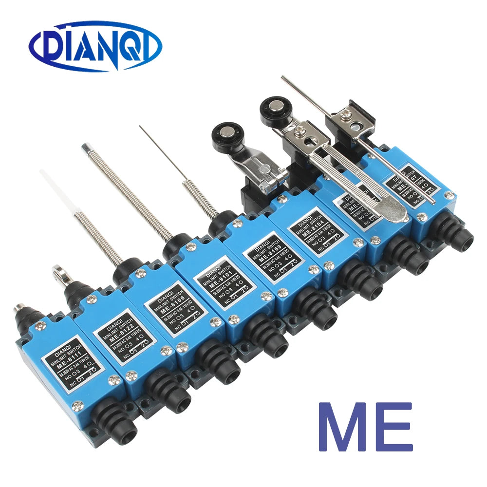 ME limit switches ME-8108 8104 8107 8169 8166 8111 9101 limit switch Rotary Adjustable Roller Lever Arm Mini Limit Switch Quake