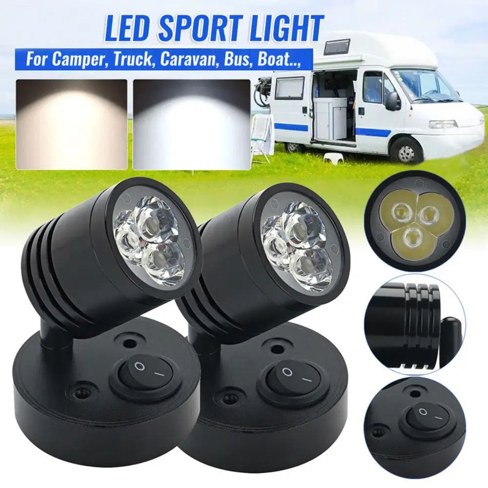 Practical Wall Spotlight Convenient White Light Interior Spot Light Battery Operated Wireless Spotlight Quake