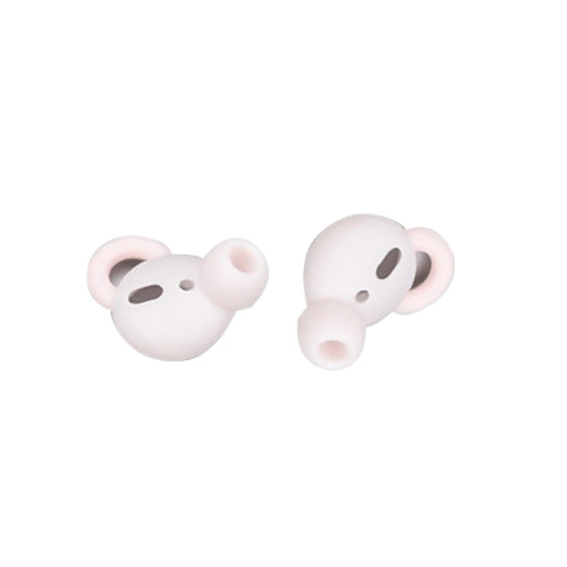 Ear Tips Earbuds For AirPods 1/2&Earpods Headsets Silicone Anti-Drop Earbud Spare Parts Repairing Parts K1KF Quake Pink