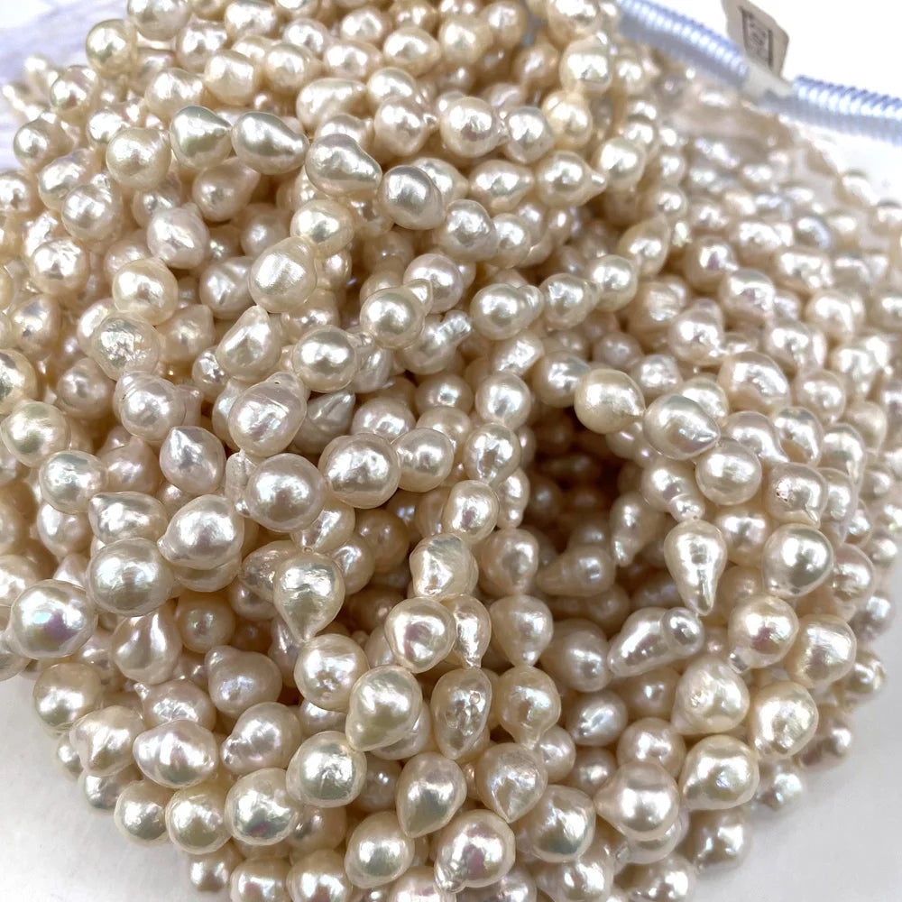Natural Freshwater Pearl Irregular Punch Loose Beads For Jewelry Making DIY Bracelet Earrings Necklace Anklet Accessory Quake