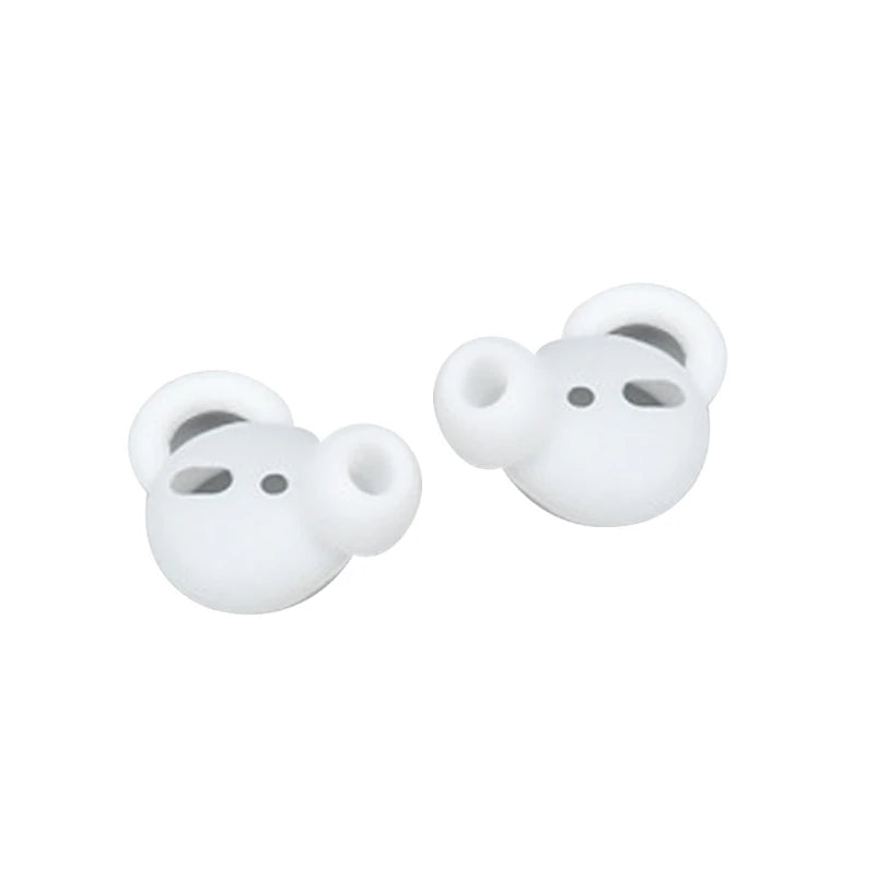 Ear Tips Earbuds For AirPods 1/2&Earpods Headsets Silicone Anti-Drop Earbud Spare Parts Repairing Parts K1KF Quake White