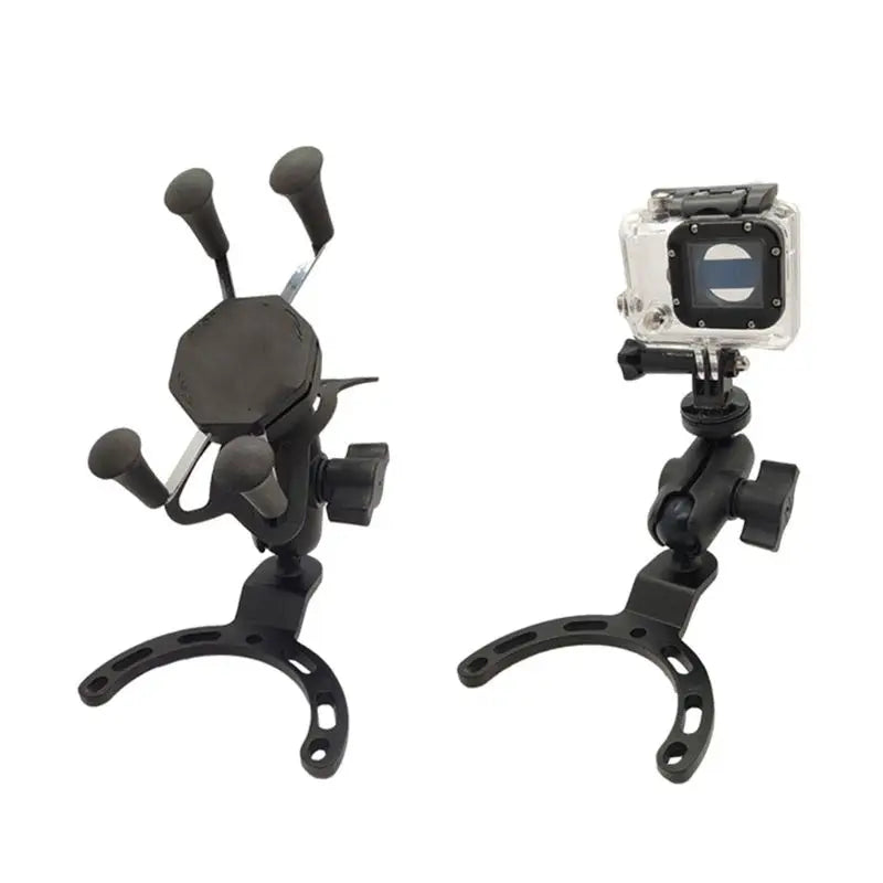 Motorcycle Gas Tank Mount GPS Phone Camera Bracket Holder for Honda Yamaha Kit Quake Default Title