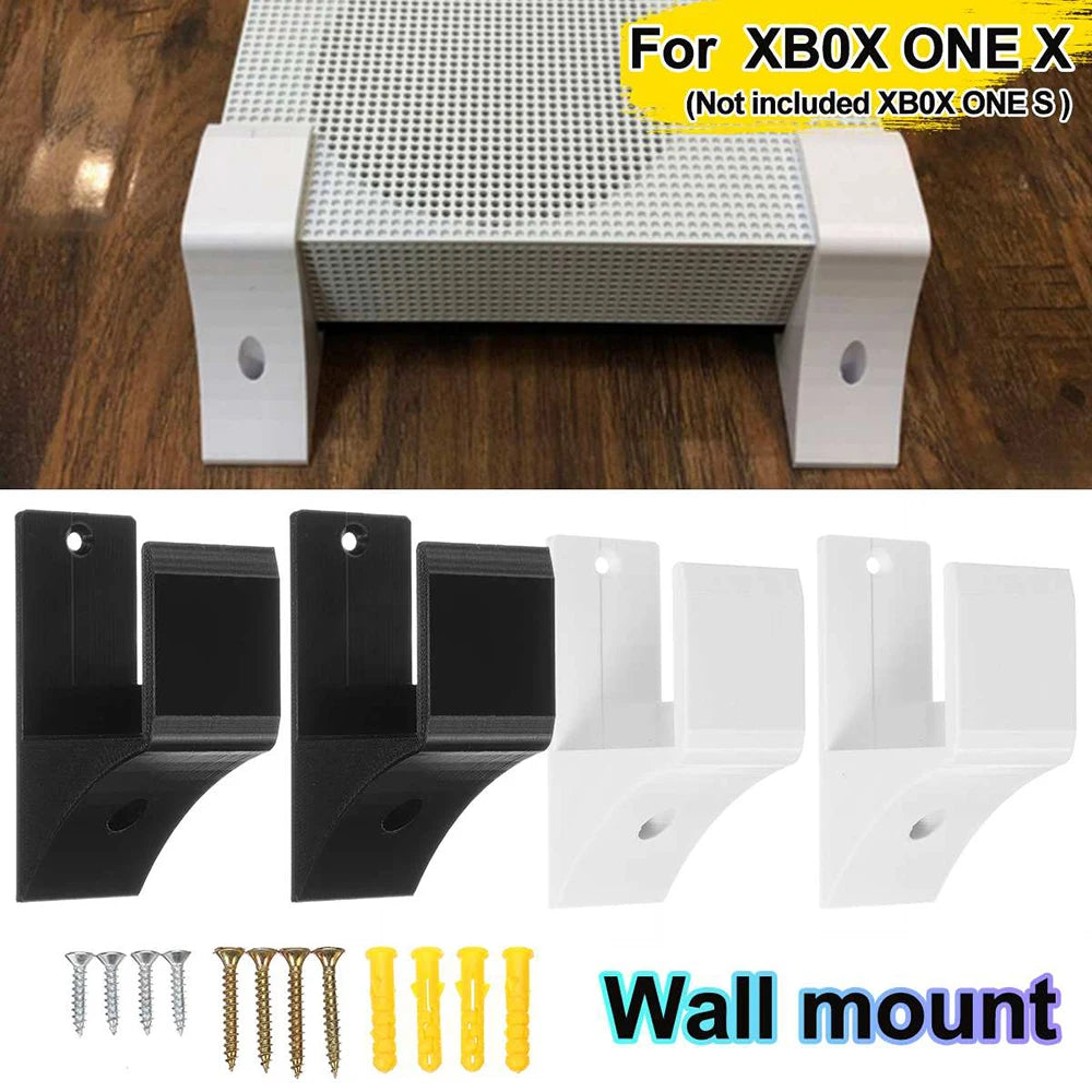 Wall Mount Stand For Microsoft Xbox One S X Console Wall Bracket Holder with Screw for xbox series x accessories Quake