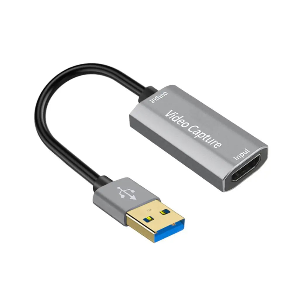 USB 3.0 Video Capture Card 1080P 60fps 4K HDMI-compatible Video Grabber Box for Macbook PS4 Game Camera Recorder Live Streaming Quake Default Title