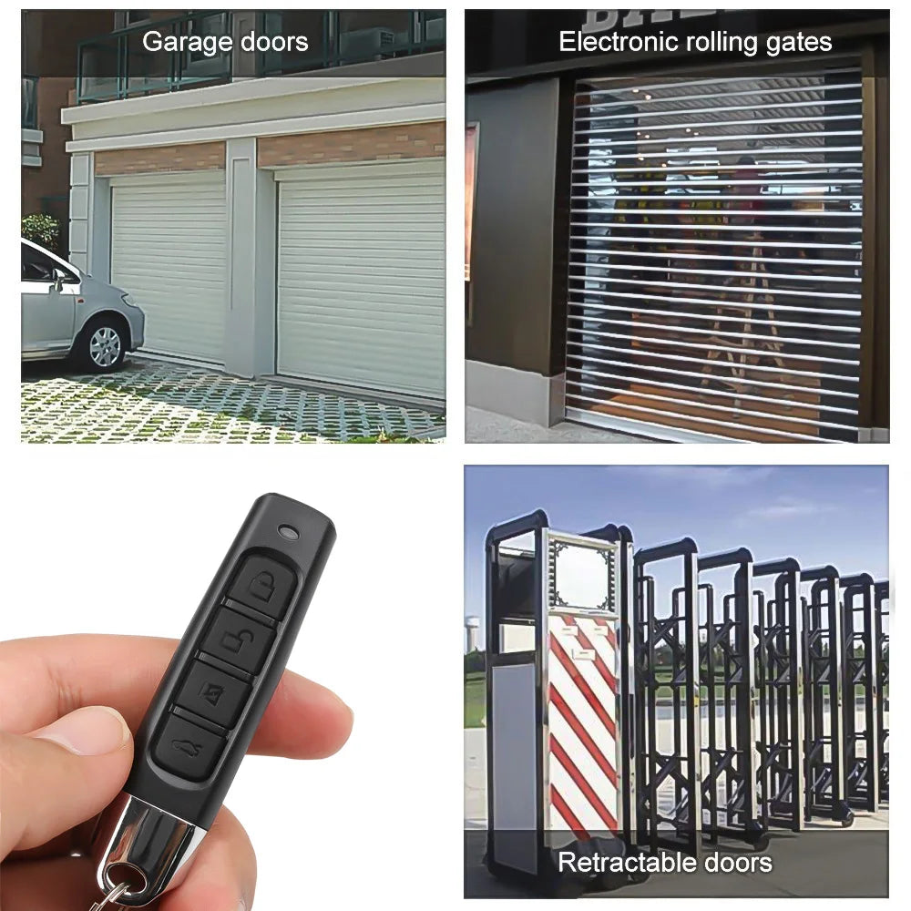 433MHZ 433.92mhz Remote Control Garage Gate Door Opener Remote Control Duplicator Clone Learning Rolling Code Quake